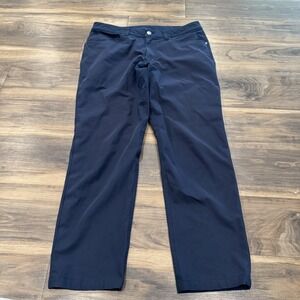 Lululemon ABC Classic Fit Pants Mens 32 Navy Blue 5 Pocket Chino